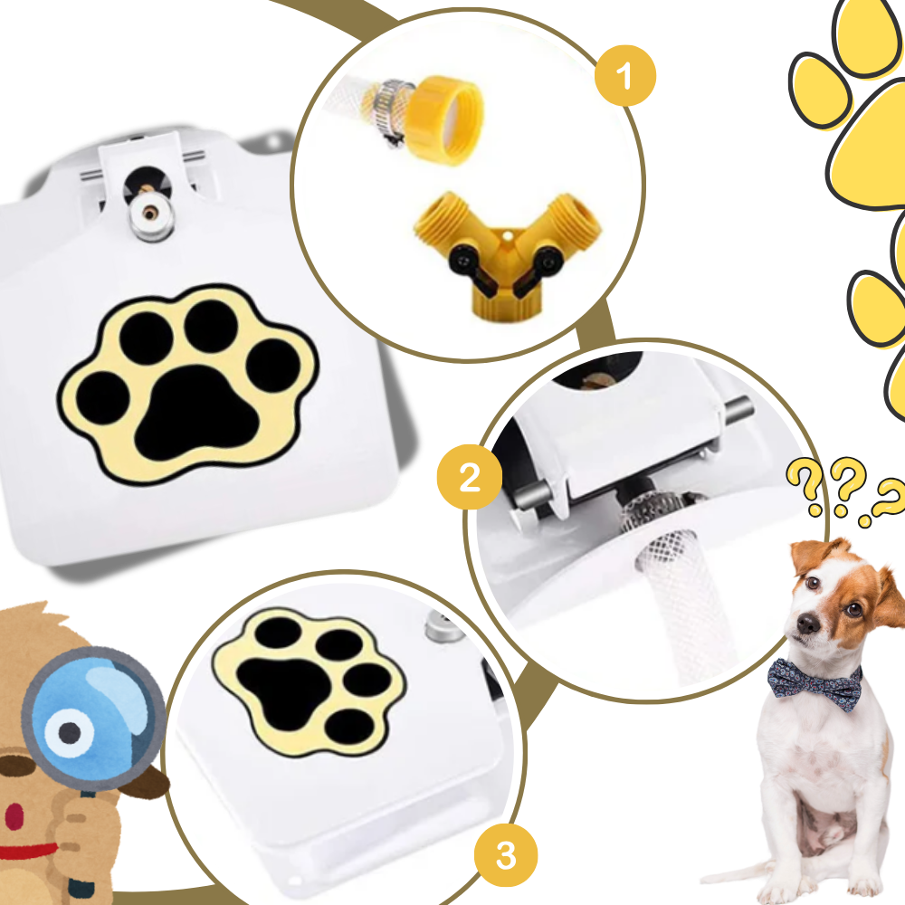 Pets Pawsie® Paw Activated Dog Water Fountain | COD4